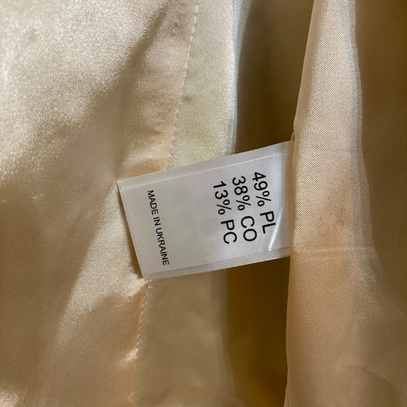 ANDREEVA Mint Jacqueline Jacket With Detachable Ostrich Feather Cuffs Sz XS - Picture 9 of 14